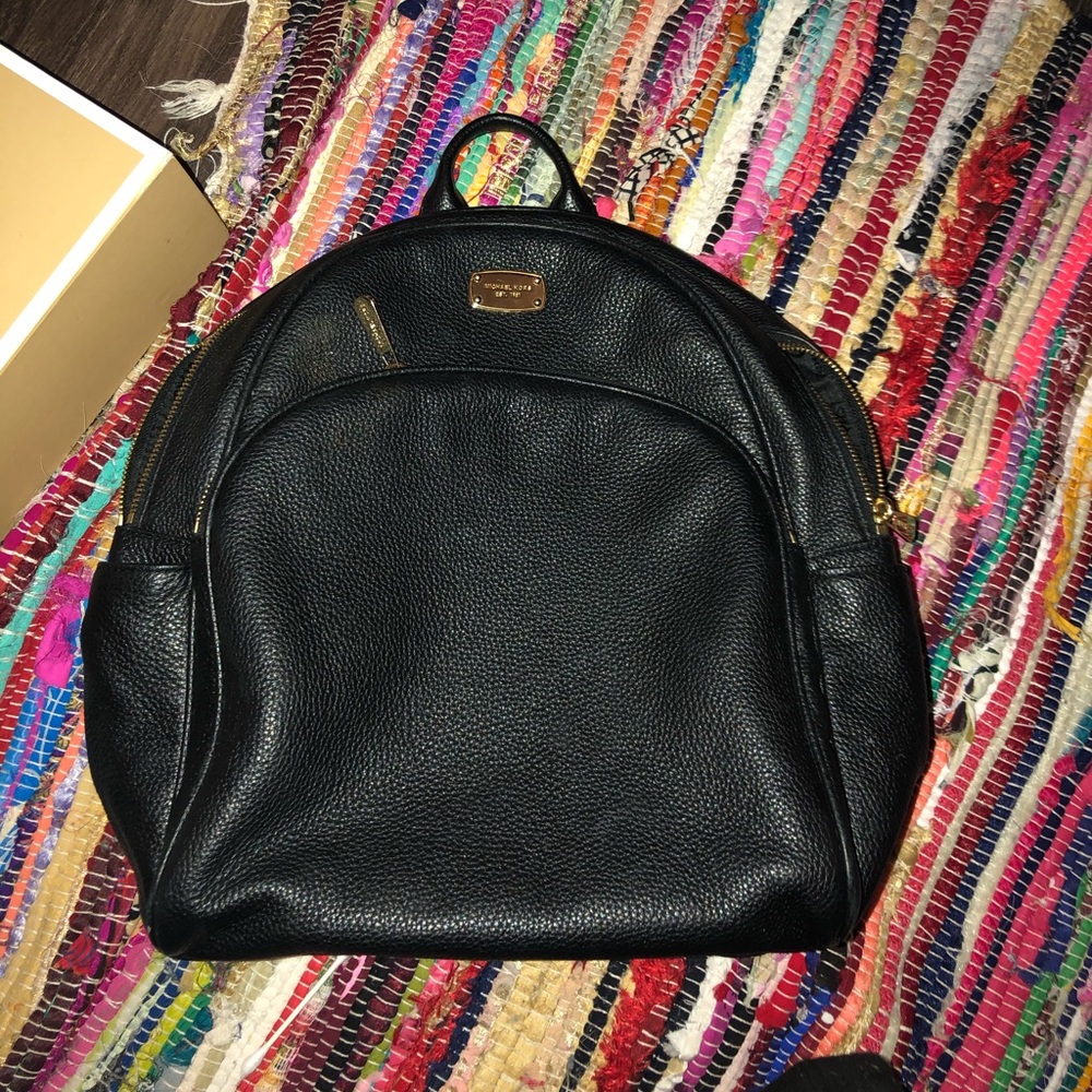 Black Michael Kors Backpack